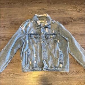 Distressed Denim Jacket
